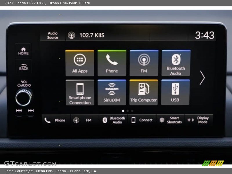 Controls of 2024 CR-V EX-L