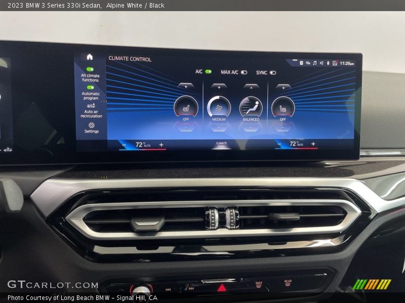 Alpine White / Black 2023 BMW 3 Series 330i Sedan