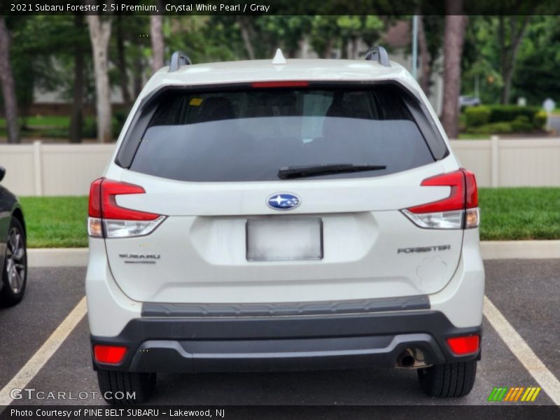 Crystal White Pearl / Gray 2021 Subaru Forester 2.5i Premium