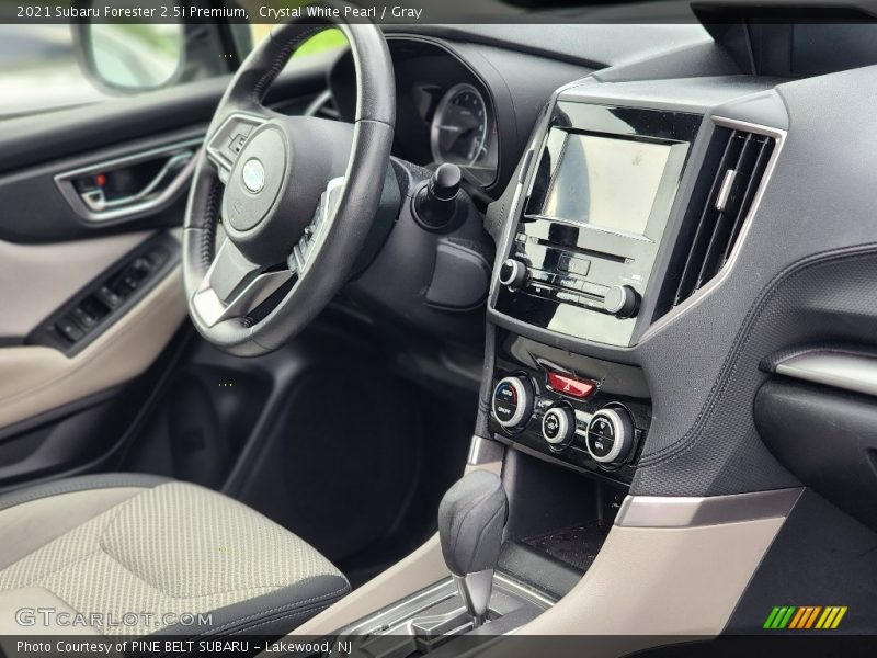 Crystal White Pearl / Gray 2021 Subaru Forester 2.5i Premium