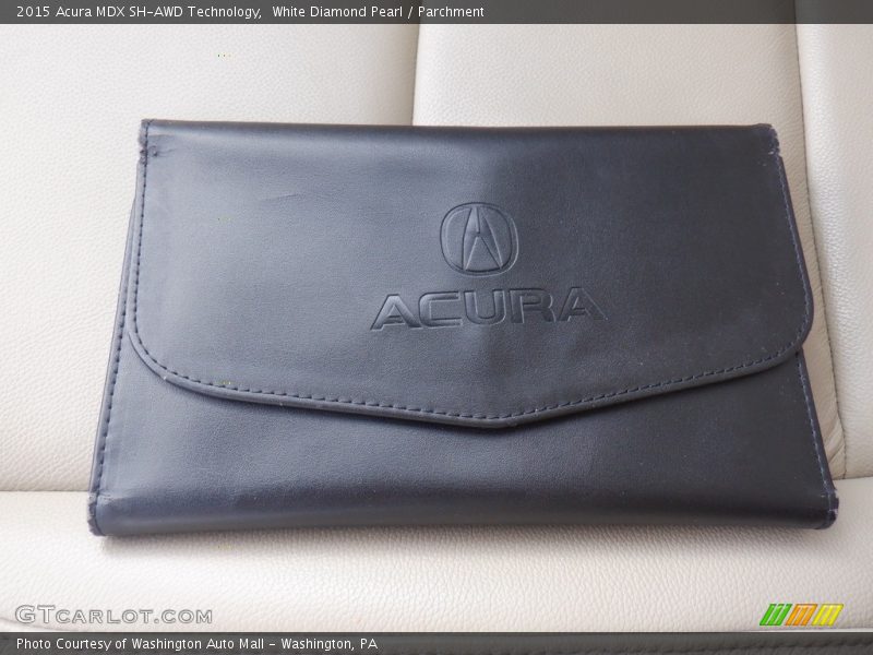 White Diamond Pearl / Parchment 2015 Acura MDX SH-AWD Technology