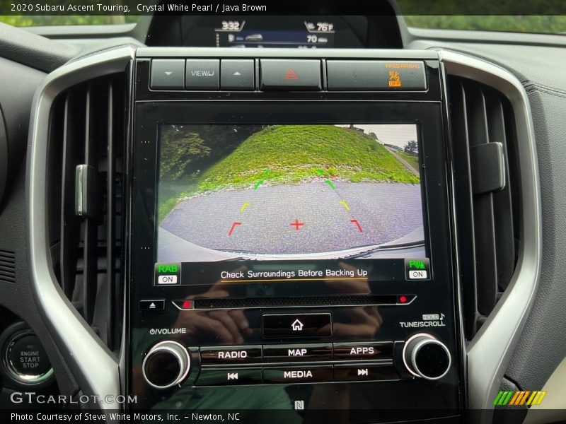 Crystal White Pearl / Java Brown 2020 Subaru Ascent Touring