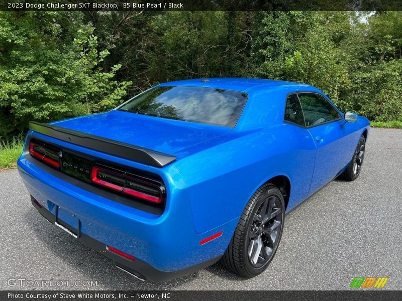 B5 Blue Pearl / Black 2023 Dodge Challenger SXT Blacktop