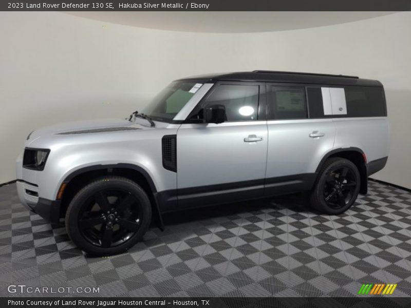 Hakuba Silver Metallic / Ebony 2023 Land Rover Defender 130 SE