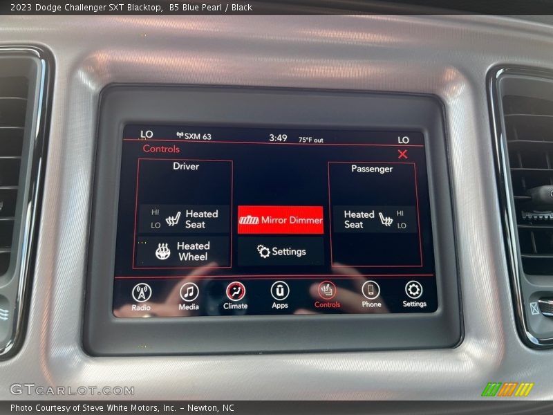 B5 Blue Pearl / Black 2023 Dodge Challenger SXT Blacktop