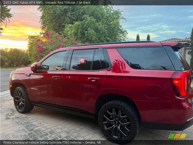 Volcanic Red Tintcoat / Jet Black 2023 GMC Yukon AT4 4WD