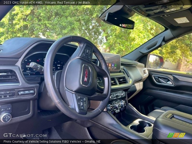 Volcanic Red Tintcoat / Jet Black 2023 GMC Yukon AT4 4WD