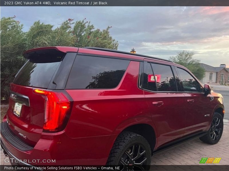 Volcanic Red Tintcoat / Jet Black 2023 GMC Yukon AT4 4WD