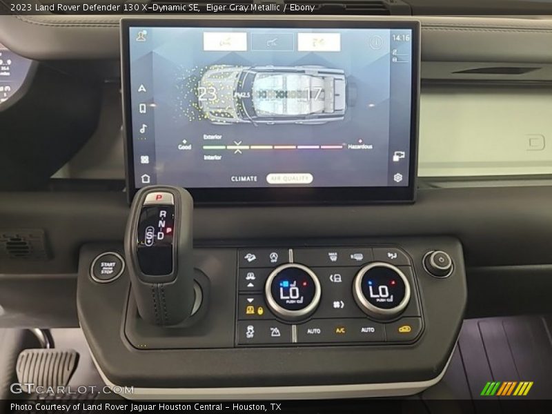 Controls of 2023 Defender 130 X-Dynamic SE