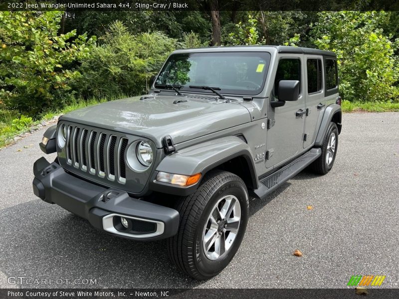 Sting-Gray / Black 2022 Jeep Wrangler Unlimited Sahara 4x4