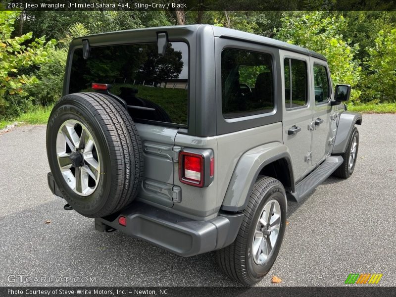 Sting-Gray / Black 2022 Jeep Wrangler Unlimited Sahara 4x4