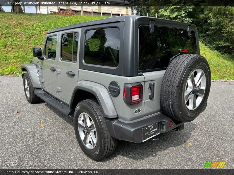 Sting-Gray / Black 2022 Jeep Wrangler Unlimited Sahara 4x4
