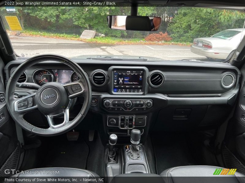 Dashboard of 2022 Wrangler Unlimited Sahara 4x4