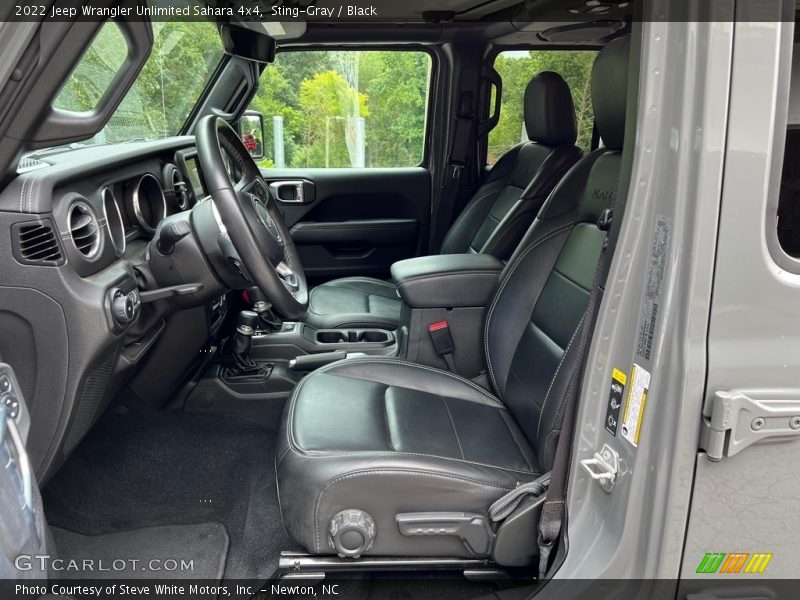 Front Seat of 2022 Wrangler Unlimited Sahara 4x4