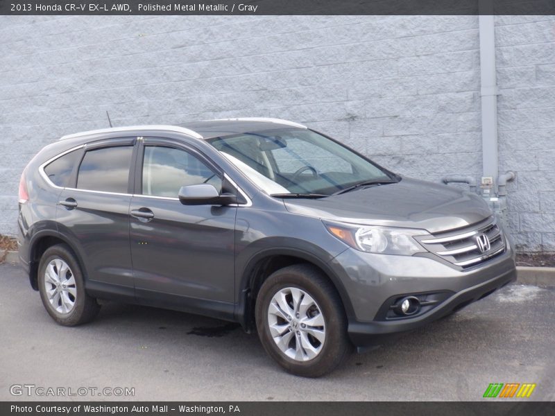 Polished Metal Metallic / Gray 2013 Honda CR-V EX-L AWD