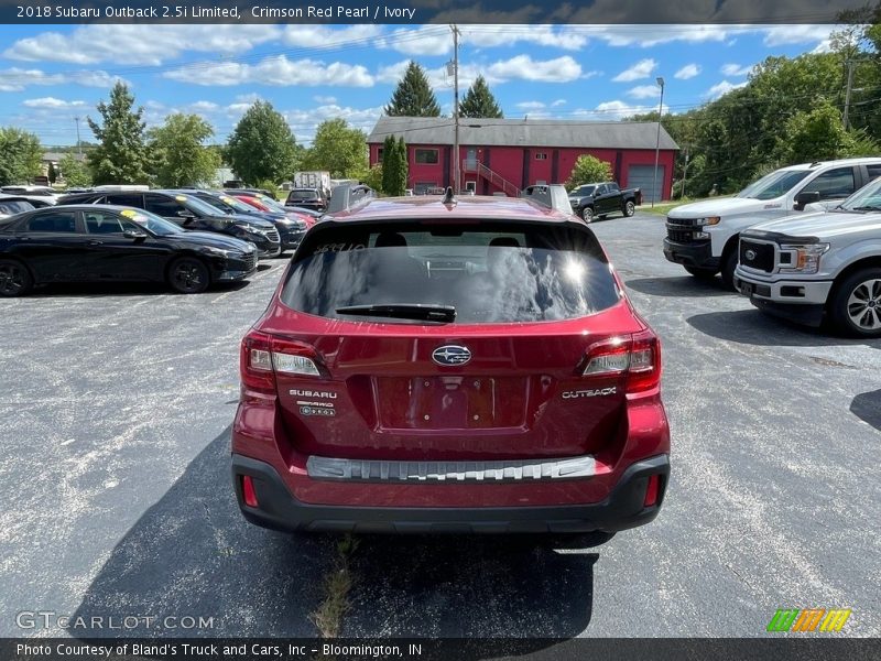 Crimson Red Pearl / Ivory 2018 Subaru Outback 2.5i Limited