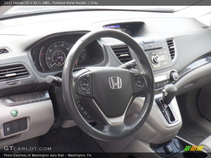 Polished Metal Metallic / Gray 2013 Honda CR-V EX-L AWD