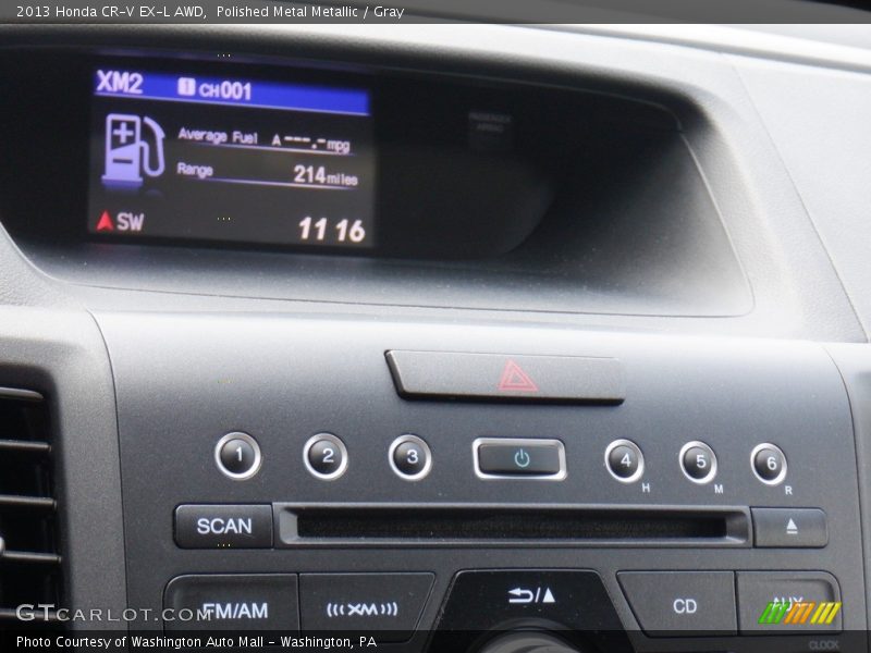 Polished Metal Metallic / Gray 2013 Honda CR-V EX-L AWD