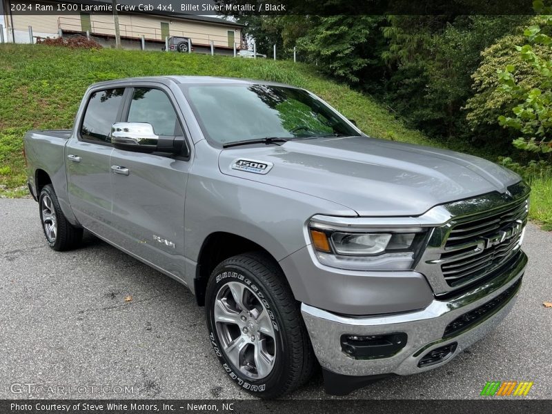 Front 3/4 View of 2024 1500 Laramie Crew Cab 4x4