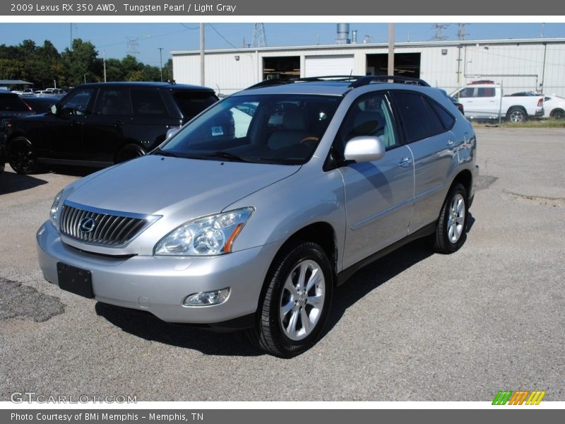 Tungsten Pearl / Light Gray 2009 Lexus RX 350 AWD