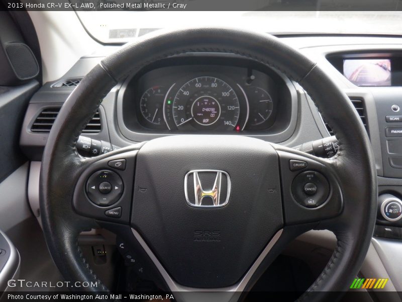 Polished Metal Metallic / Gray 2013 Honda CR-V EX-L AWD