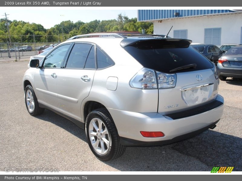 Tungsten Pearl / Light Gray 2009 Lexus RX 350 AWD