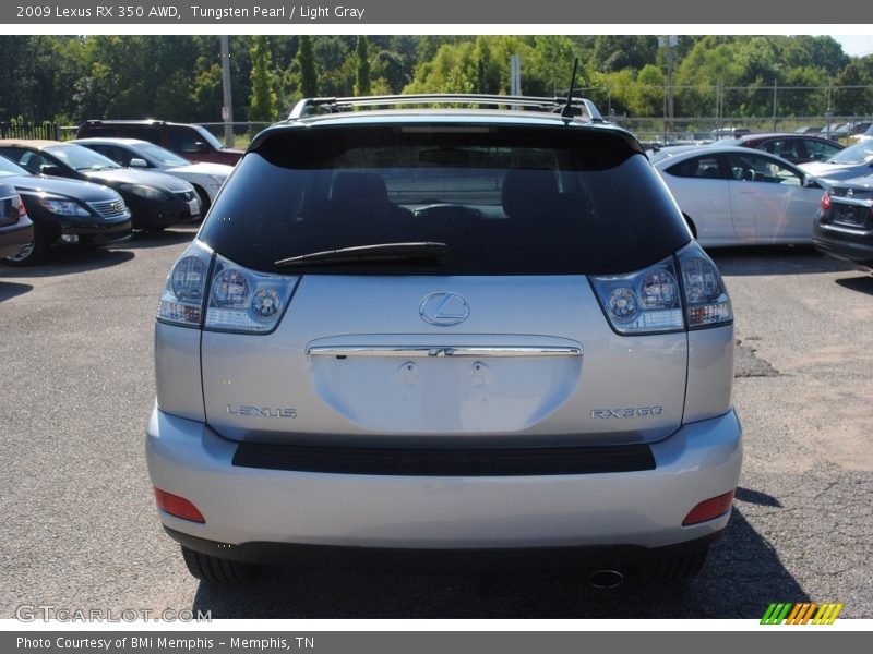 Tungsten Pearl / Light Gray 2009 Lexus RX 350 AWD