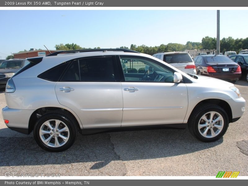Tungsten Pearl / Light Gray 2009 Lexus RX 350 AWD