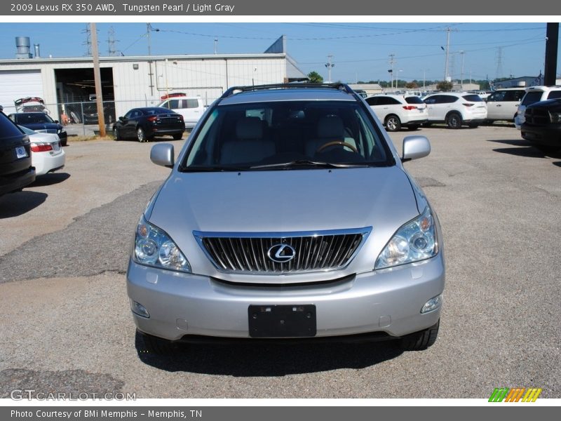Tungsten Pearl / Light Gray 2009 Lexus RX 350 AWD