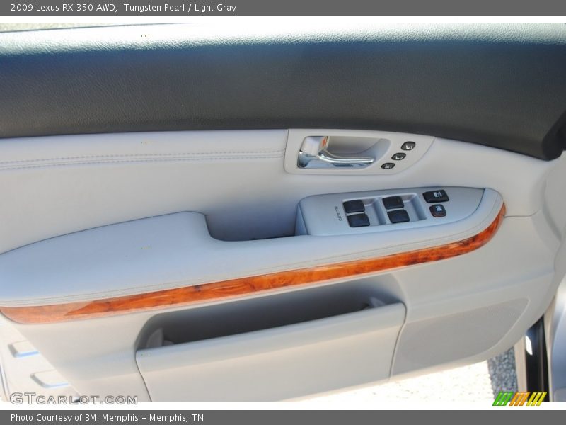 Tungsten Pearl / Light Gray 2009 Lexus RX 350 AWD