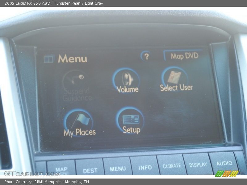 Tungsten Pearl / Light Gray 2009 Lexus RX 350 AWD