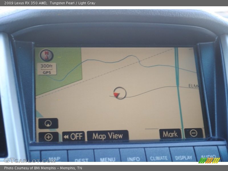 Tungsten Pearl / Light Gray 2009 Lexus RX 350 AWD