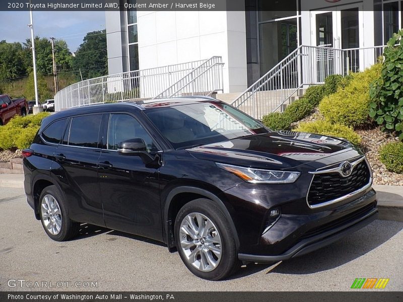 Opulent Amber / Harvest Beige 2020 Toyota Highlander Limited AWD