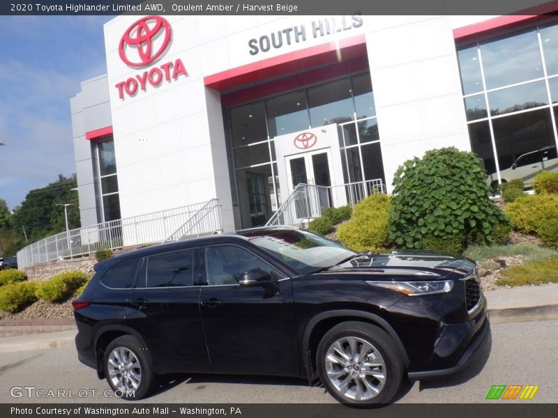 Opulent Amber / Harvest Beige 2020 Toyota Highlander Limited AWD