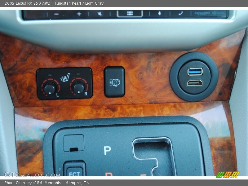 Tungsten Pearl / Light Gray 2009 Lexus RX 350 AWD