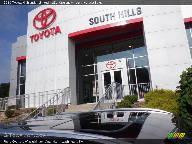 Opulent Amber / Harvest Beige 2020 Toyota Highlander Limited AWD