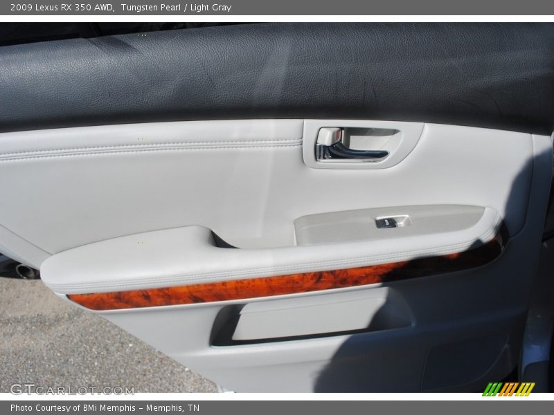 Tungsten Pearl / Light Gray 2009 Lexus RX 350 AWD