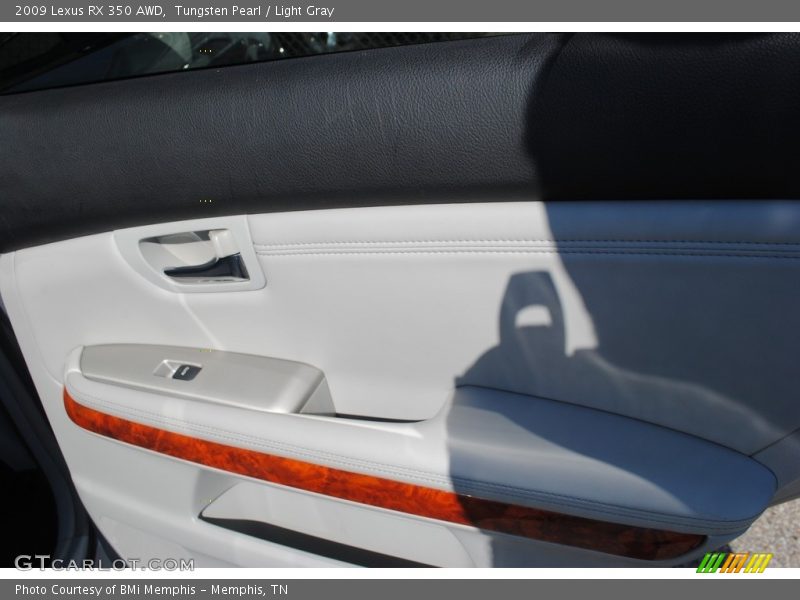 Tungsten Pearl / Light Gray 2009 Lexus RX 350 AWD