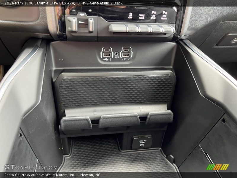 Billet Silver Metallic / Black 2024 Ram 1500 Laramie Crew Cab 4x4
