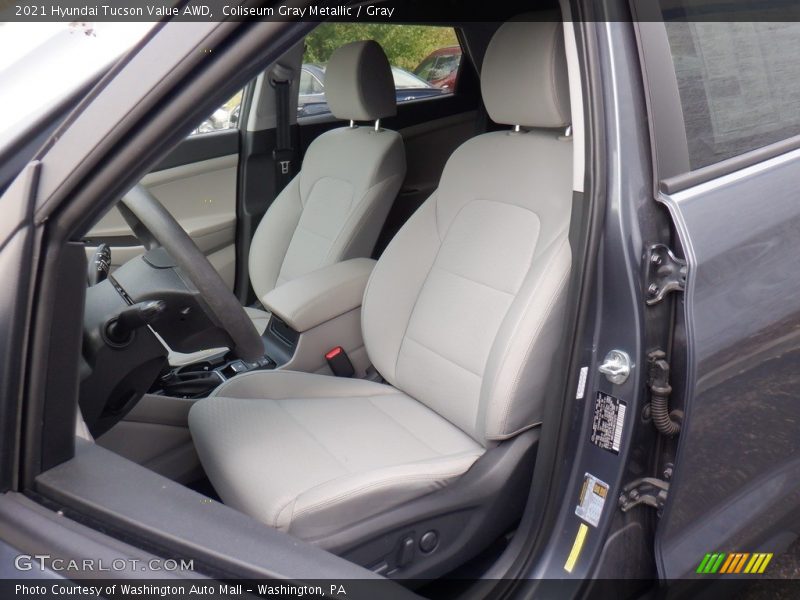 Coliseum Gray Metallic / Gray 2021 Hyundai Tucson Value AWD