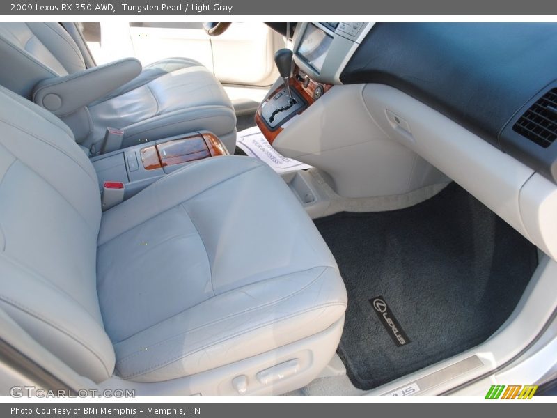 Tungsten Pearl / Light Gray 2009 Lexus RX 350 AWD