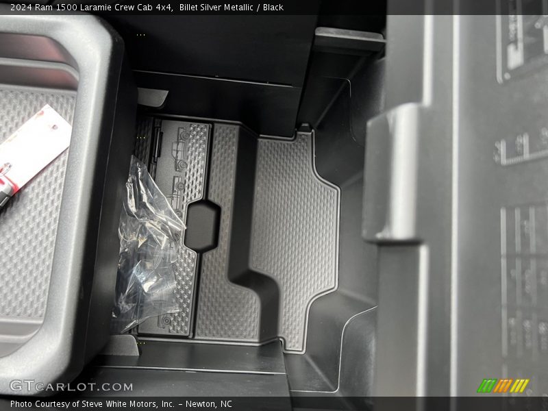 Billet Silver Metallic / Black 2024 Ram 1500 Laramie Crew Cab 4x4