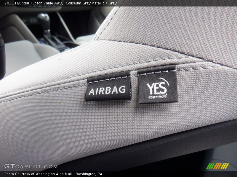 Coliseum Gray Metallic / Gray 2021 Hyundai Tucson Value AWD