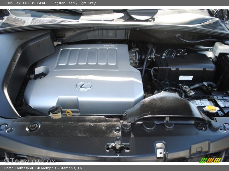 Tungsten Pearl / Light Gray 2009 Lexus RX 350 AWD