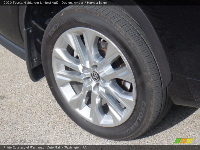Opulent Amber / Harvest Beige 2020 Toyota Highlander Limited AWD