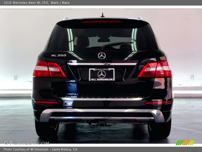 Black / Black 2015 Mercedes-Benz ML 350
