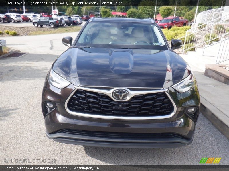 Opulent Amber / Harvest Beige 2020 Toyota Highlander Limited AWD