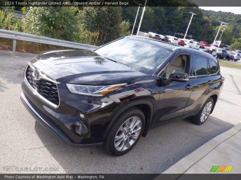 Opulent Amber / Harvest Beige 2020 Toyota Highlander Limited AWD