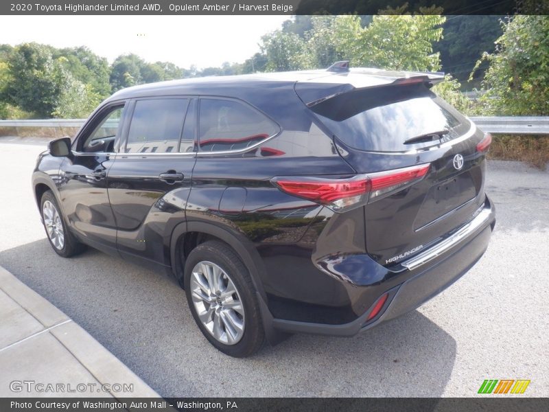 Opulent Amber / Harvest Beige 2020 Toyota Highlander Limited AWD