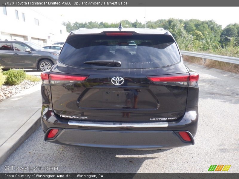 Opulent Amber / Harvest Beige 2020 Toyota Highlander Limited AWD